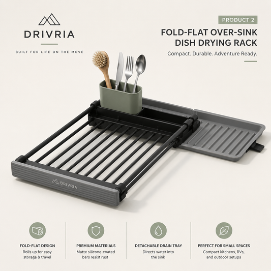 Drivria FoldFlat Over-Sink Drying Rack