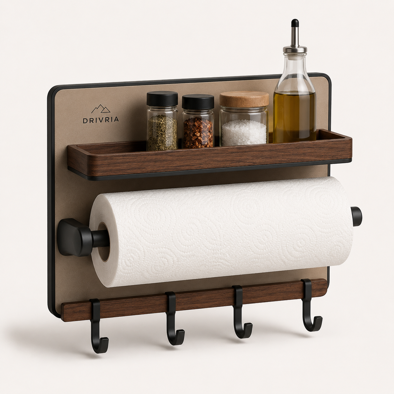Drivria WallRail Kitchen Organizer