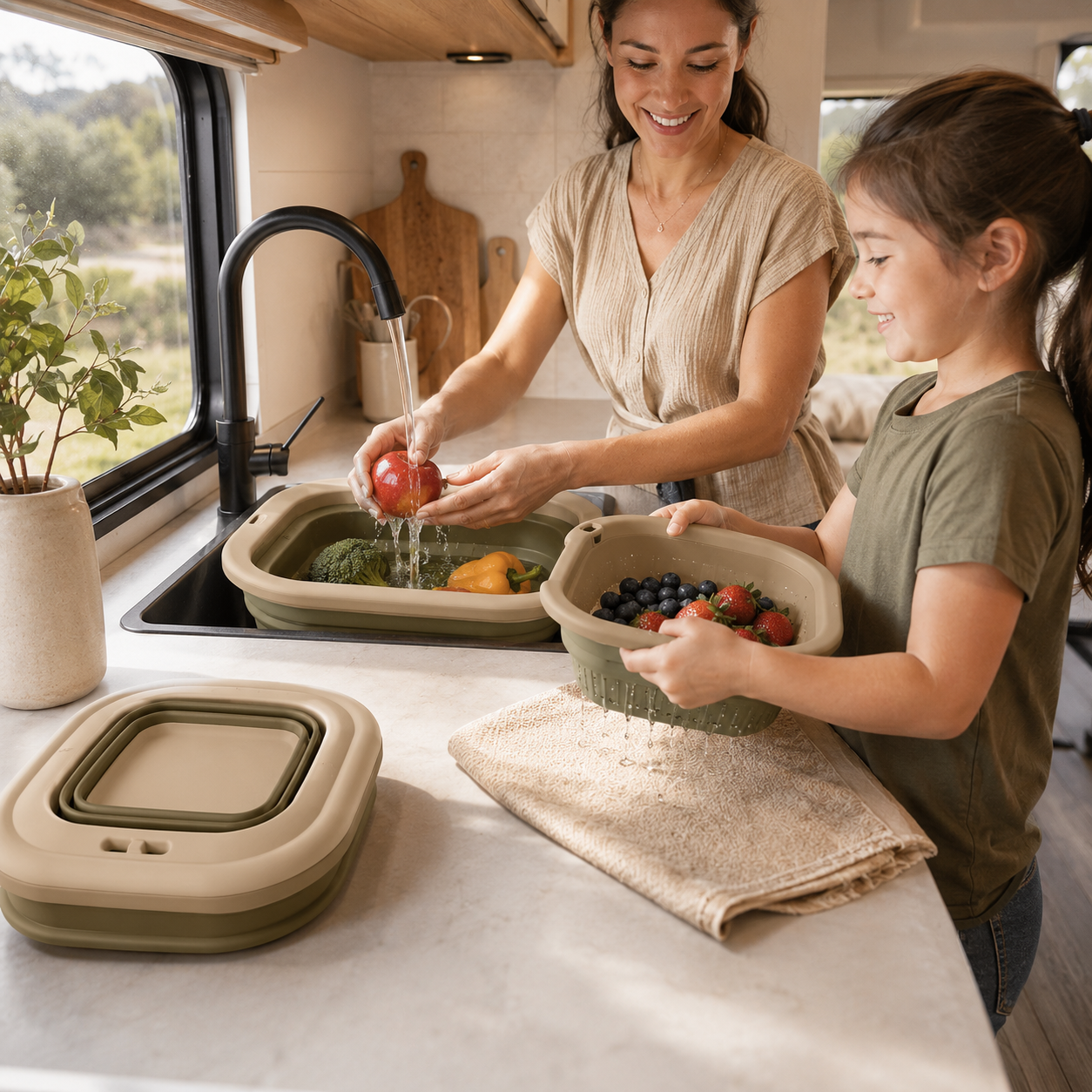 Drivria FlexWash Collapsible Basin